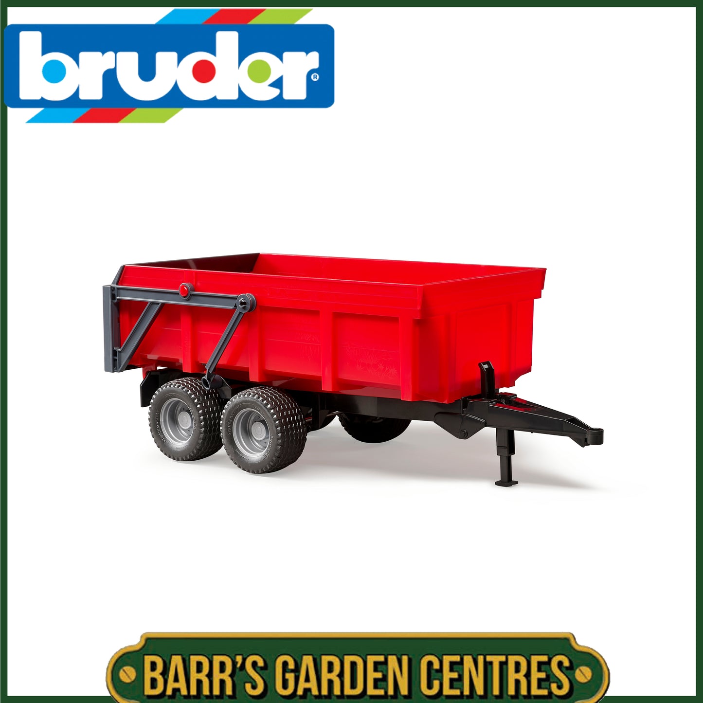 BRUDER Tipping trailer with automatic tailgate