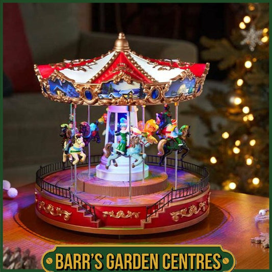 Three Kings Magic Carousel SnowScene