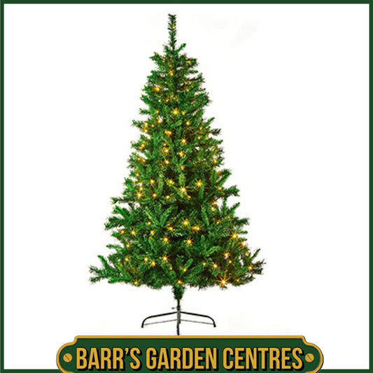 Premier 1.8m Pre Lit Arbor Spruce Tree with 150 Multi Action LED