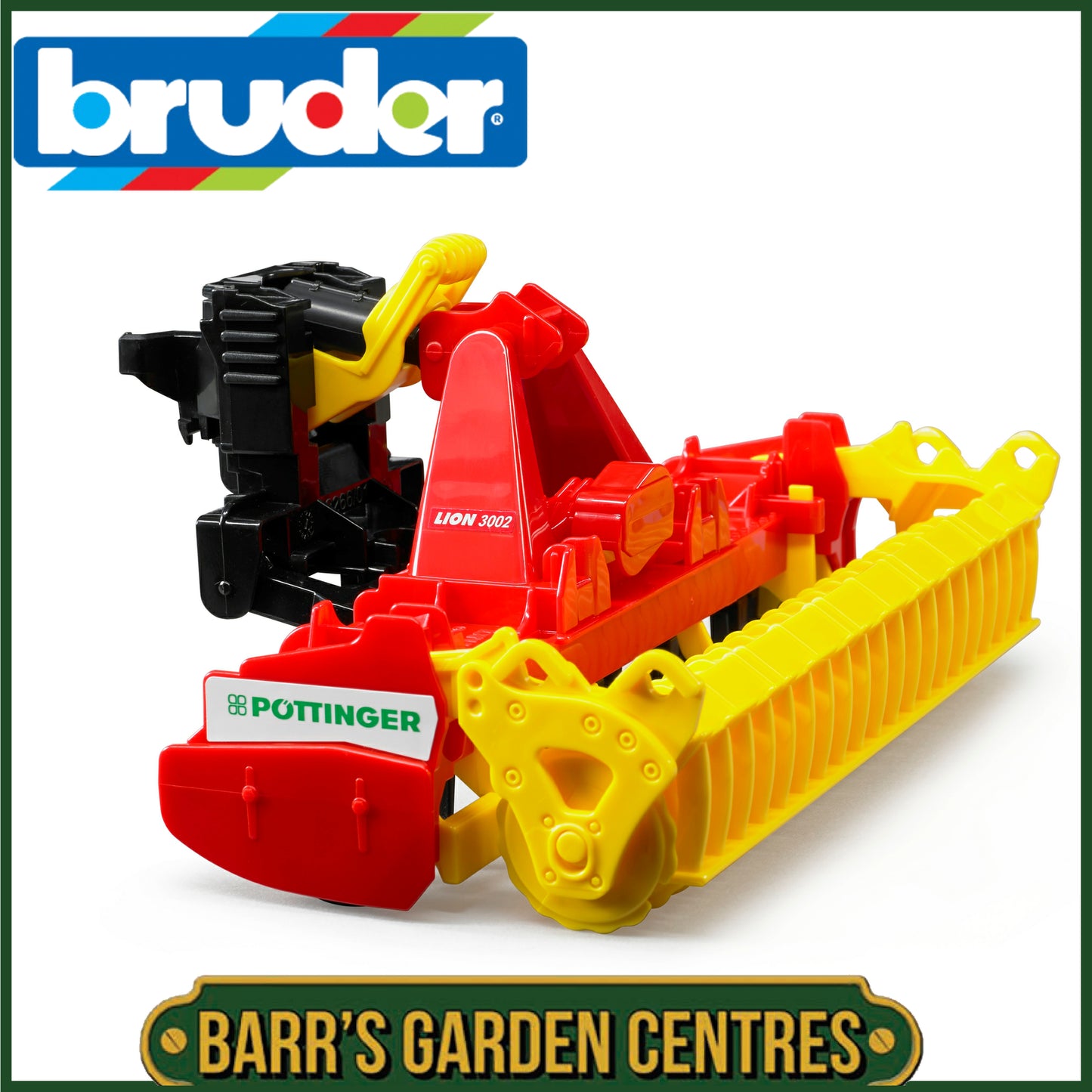 BRUDER Pöttinger Lion 3002 Rotary Harrow