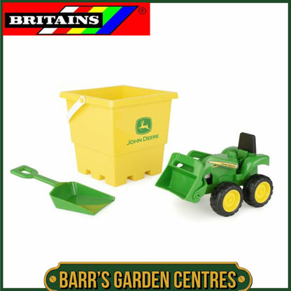 BRITAINS JD Sandbox Tractor with Bucket Set