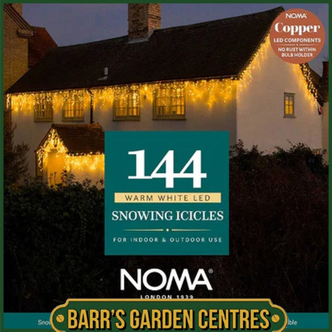 Noma 144 - 960 Warm White Snowing Icicles