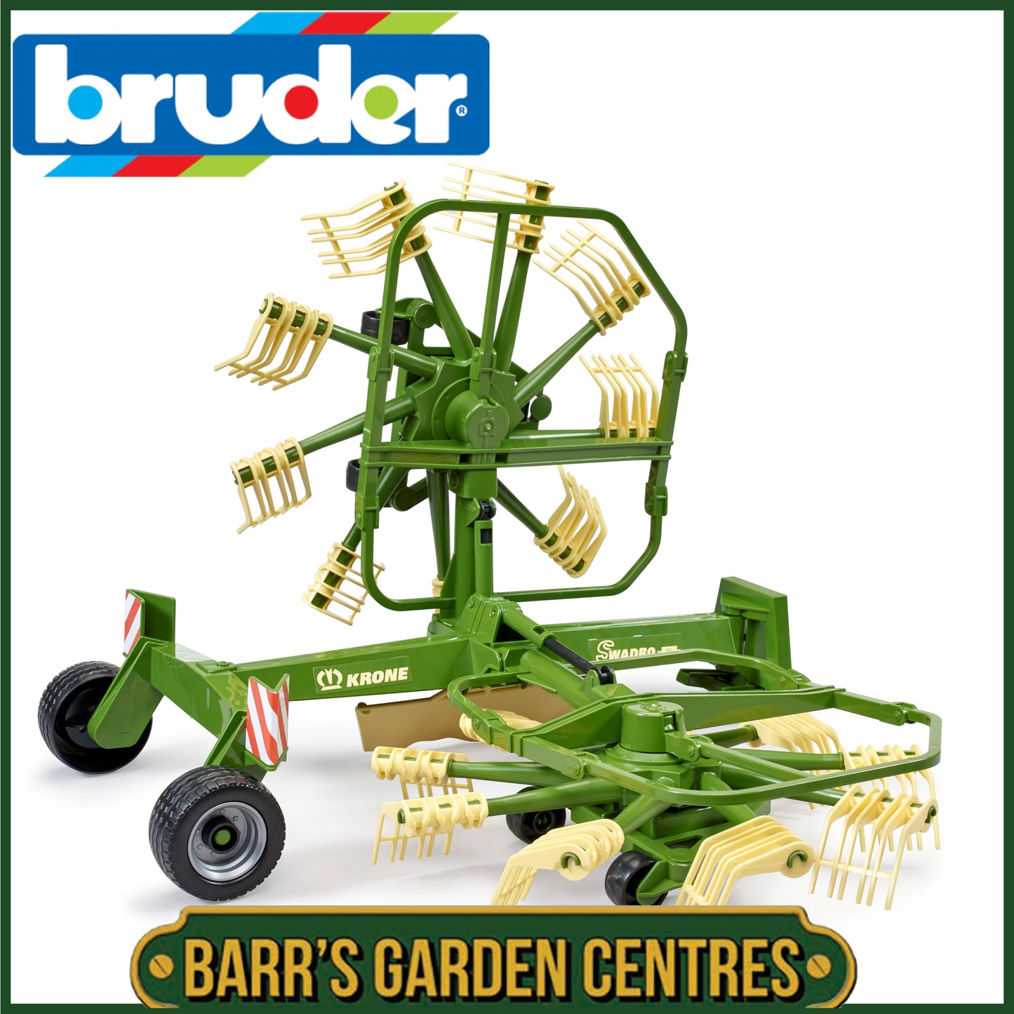 BRUDER Krone Dual Rotary Swath Windrower