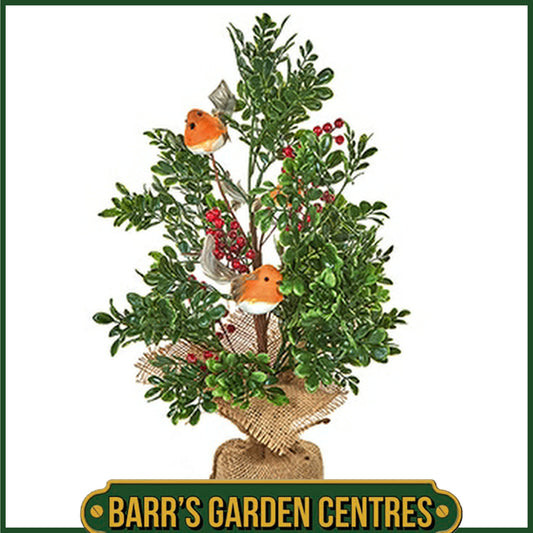 Premier 45cm Robin and Berry Tree