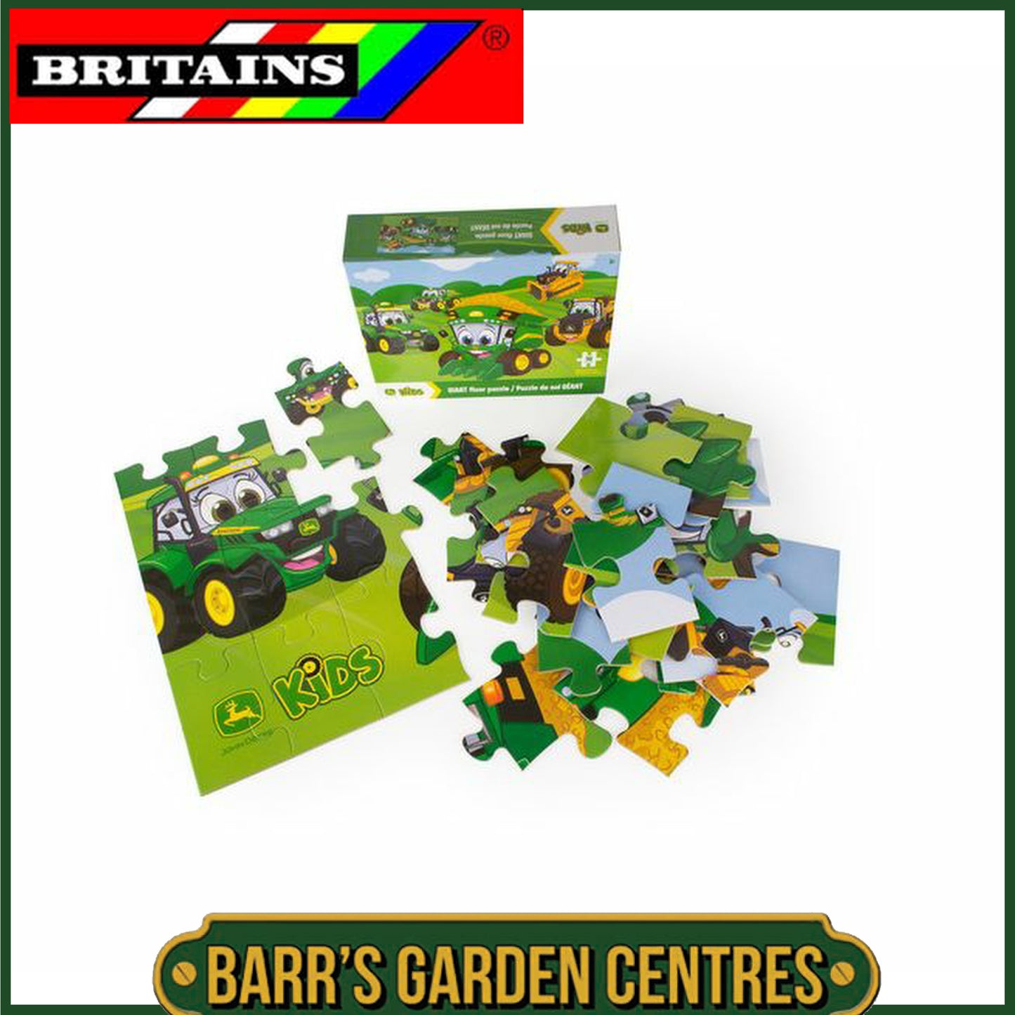 BRITAINS John Deere Johnny Tractor Giant Floor Puzzle
