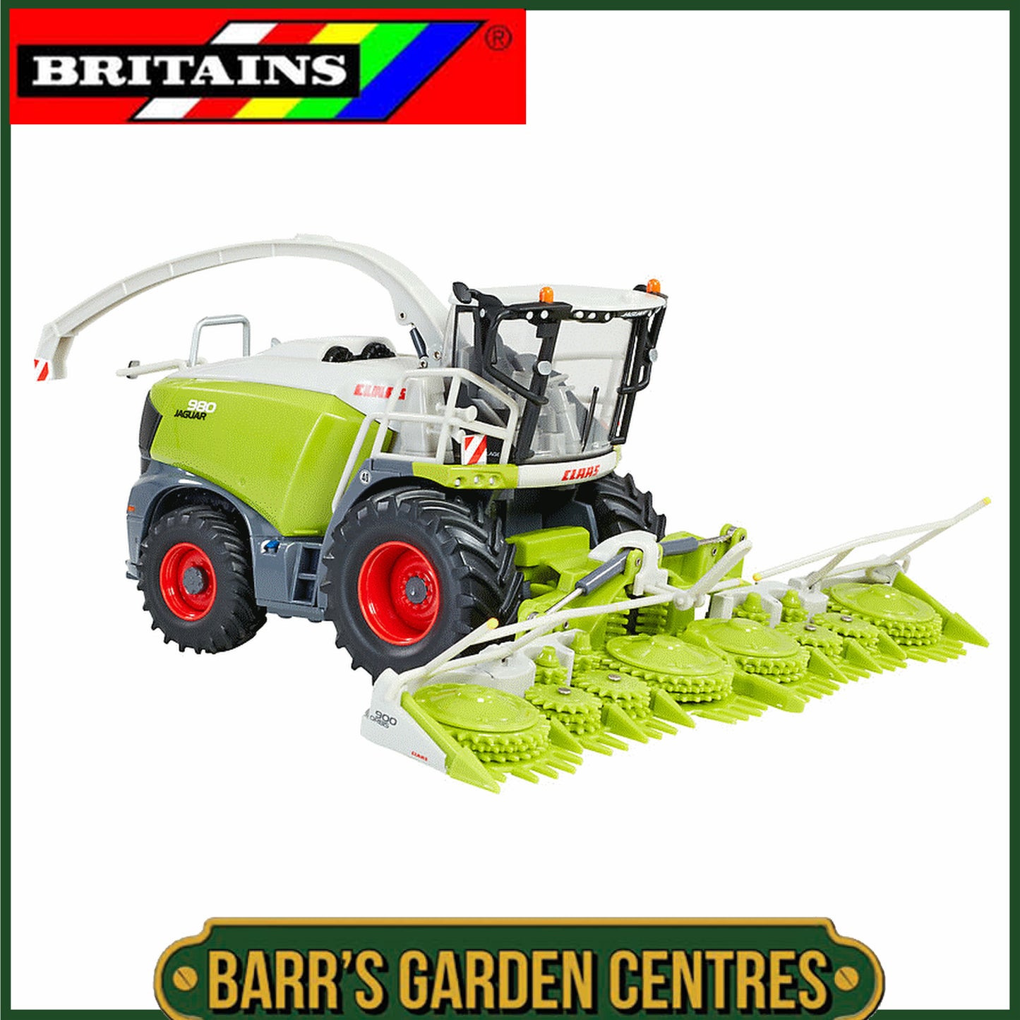 BRITAINS CLAAS JAGUAR 980 with ORBIS 900