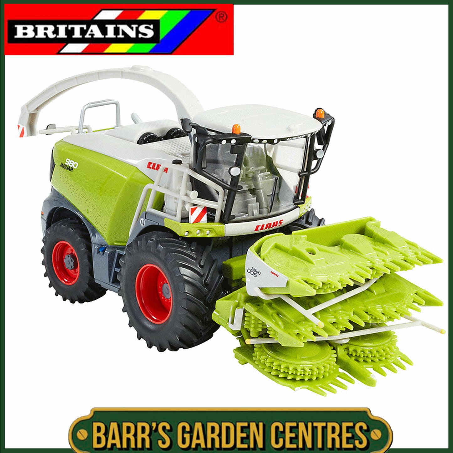 BRITAINS CLAAS JAGUAR 980 with ORBIS 900