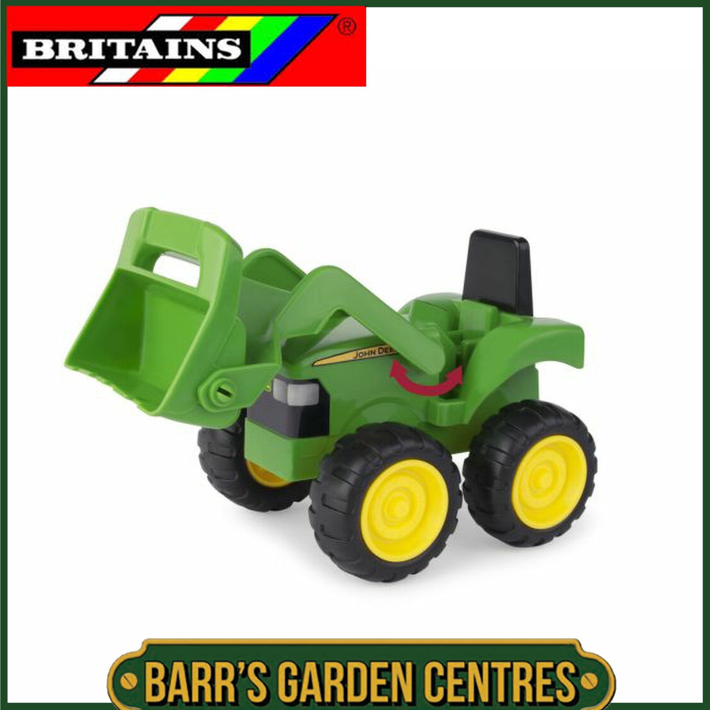 BRITAINS JD Sandbox Tractor with Bucket Set