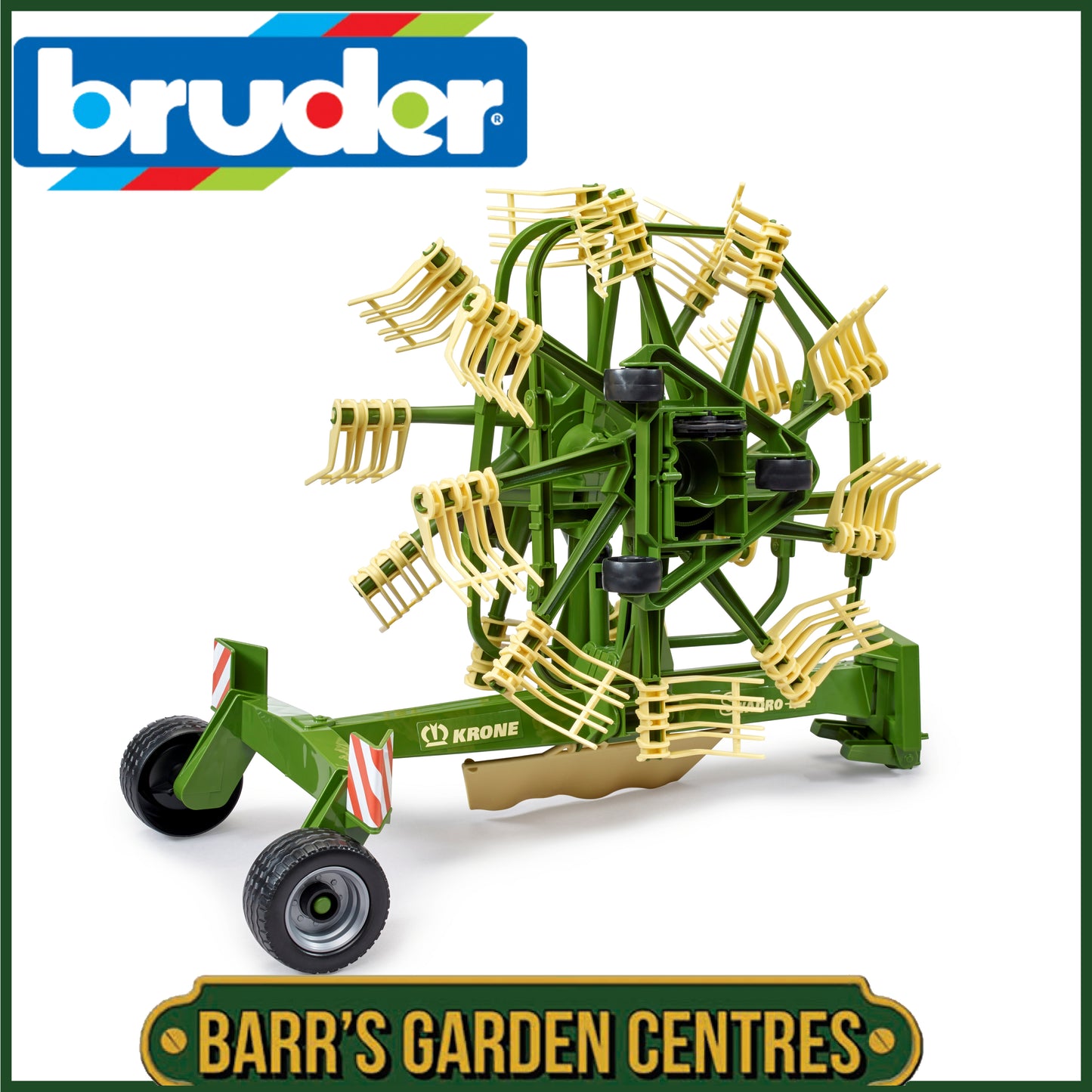 BRUDER Krone Dual Rotary Swath Windrower