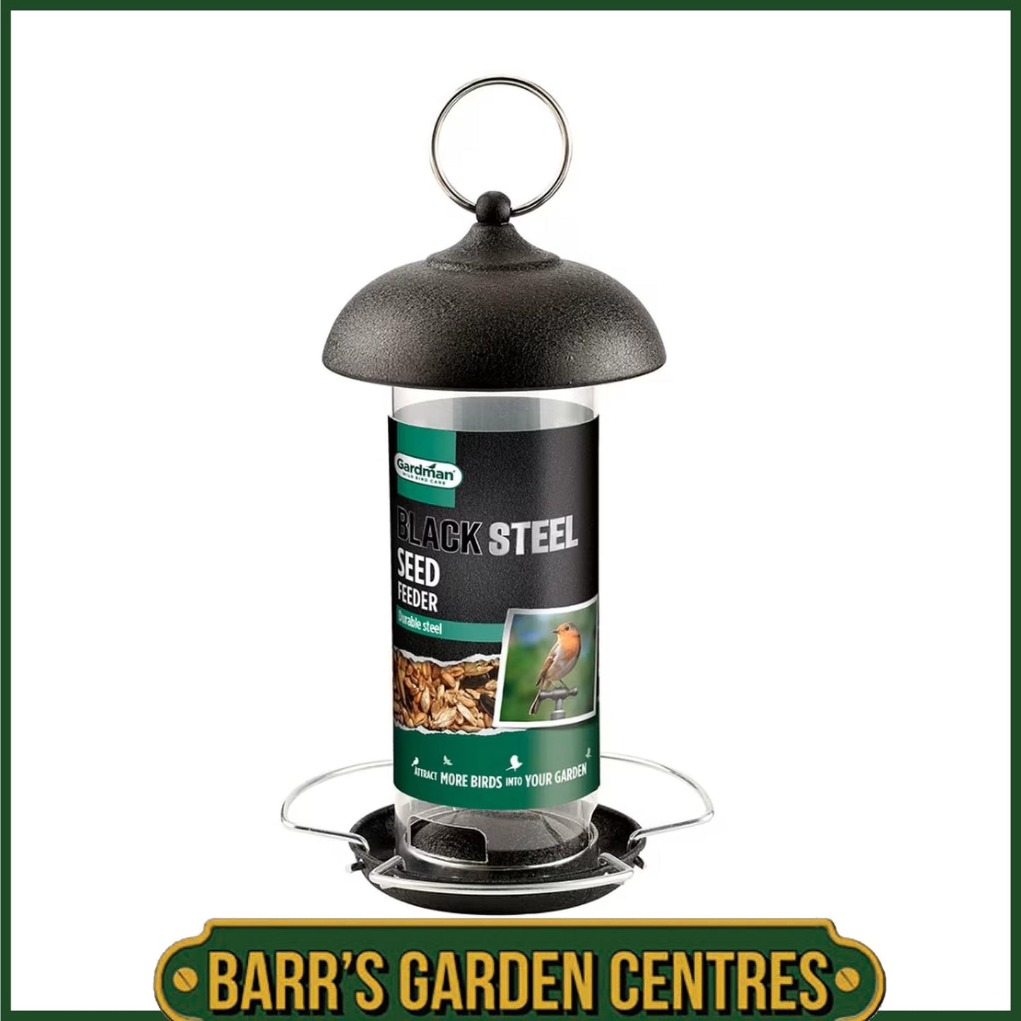 Gardman Black Steel Seed Feeder