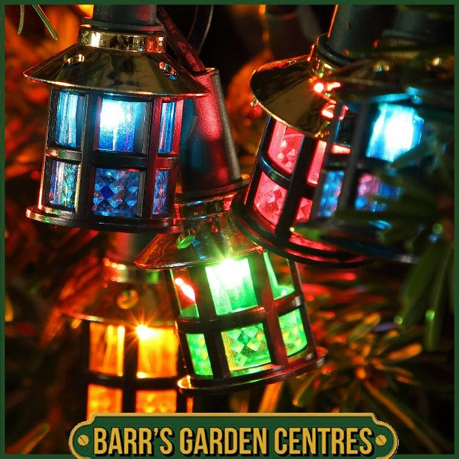 Noma 80 LED Classic Victorian Lantern Multicolour Lights