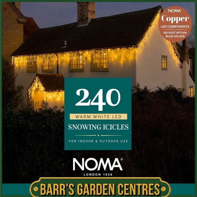 Noma 144 - 960 Warm White Snowing Icicles