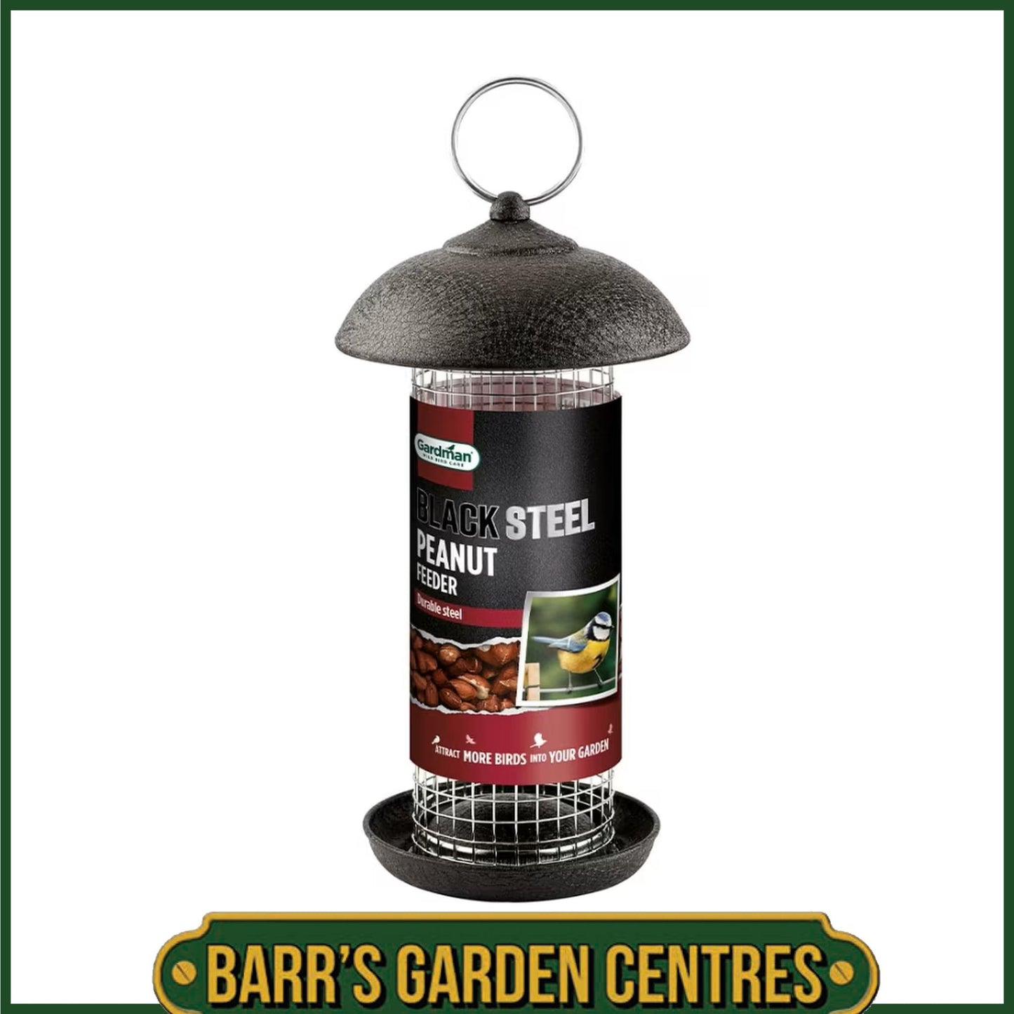 Gardman Black Steel Peanut Feeder