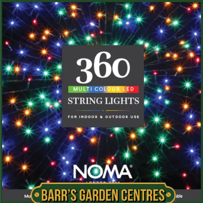 Noma 120-2000 Multi-action String Lights - MultiColour