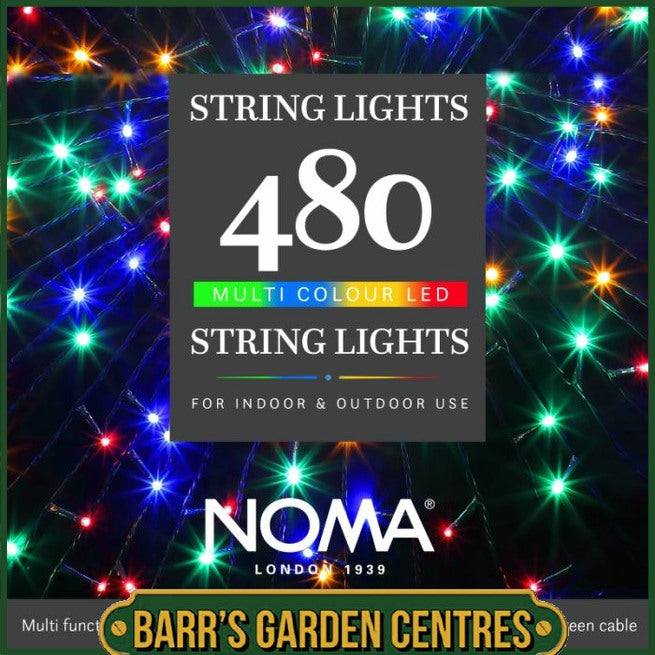 Noma 120-2000 Multi-action String Lights - MultiColour