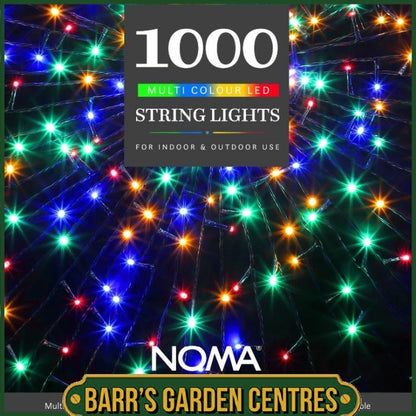 Noma 120-2000 Multi-action String Lights - MultiColour