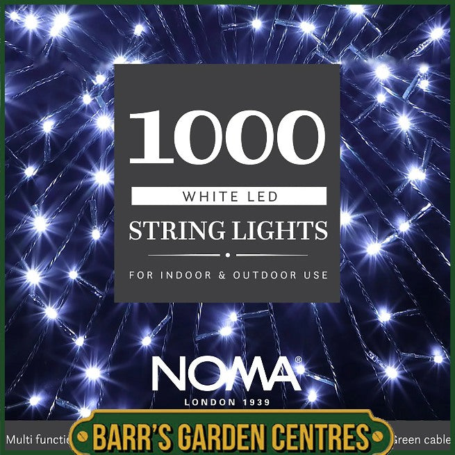 Noma 120-2000 Multi-action String Lights - White