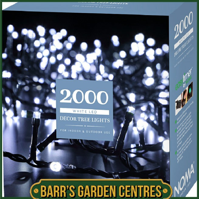 Noma 120-2000 Multi-action String Lights - White