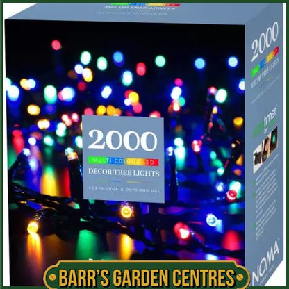 Noma 120-2000 Multi-action String Lights - MultiColour