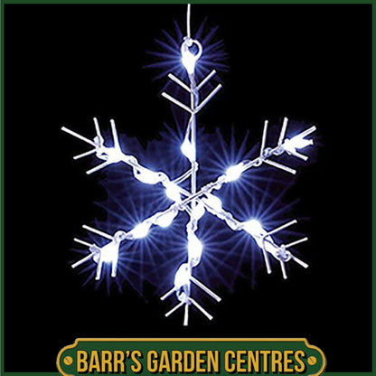 Premier 1.2 x 1.2m FlexiBrights Snowflake V Curtain with 267 White LED